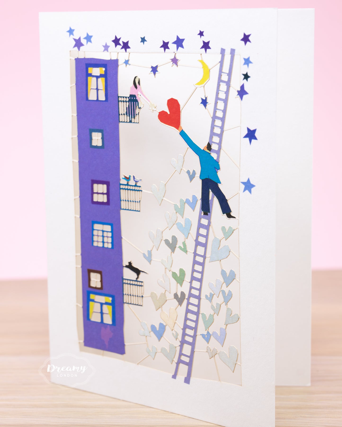 Love's in the Air Greeting Card - dreamylondon