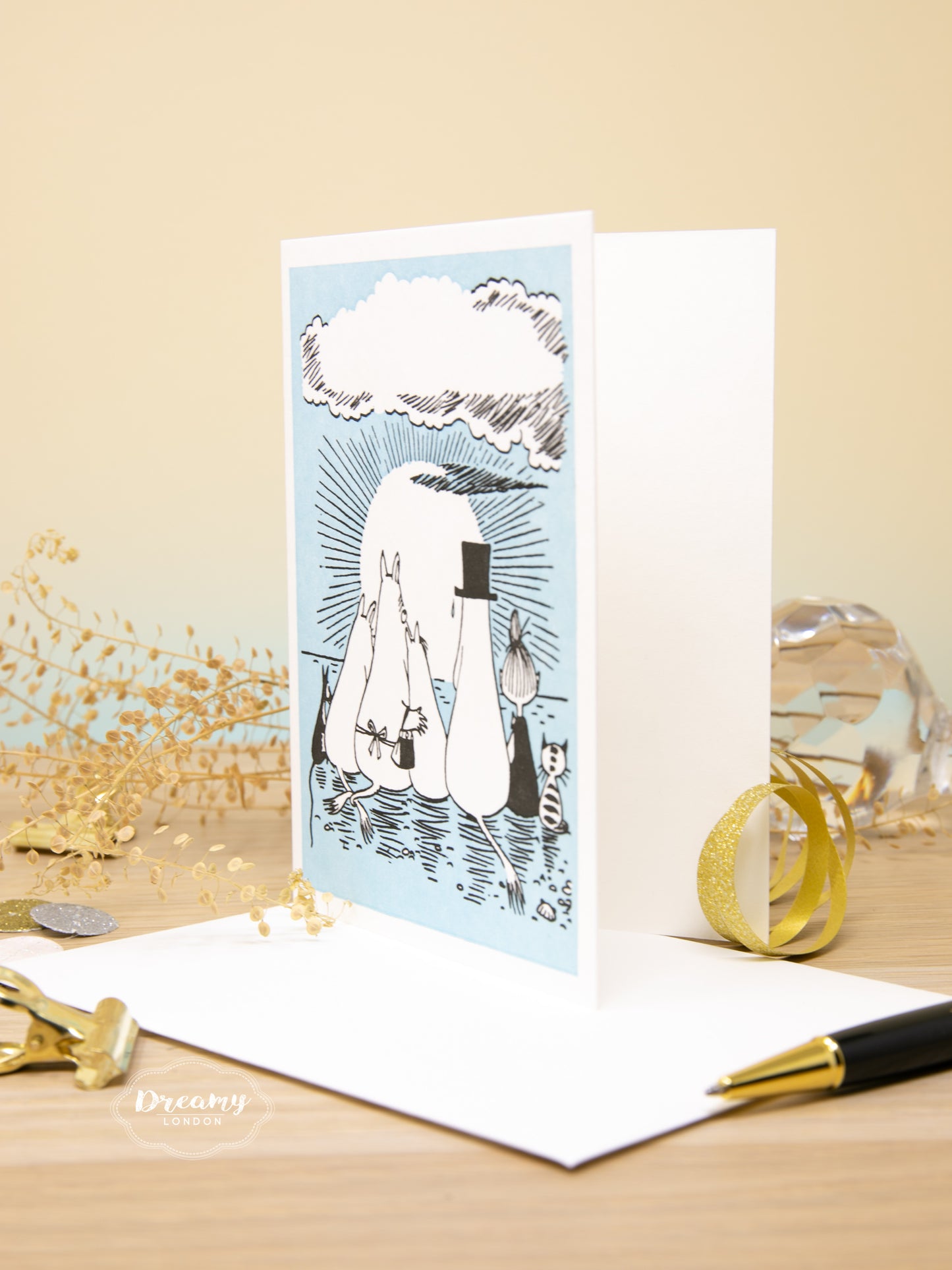 Moomin Family Goodbye Greeting Card
