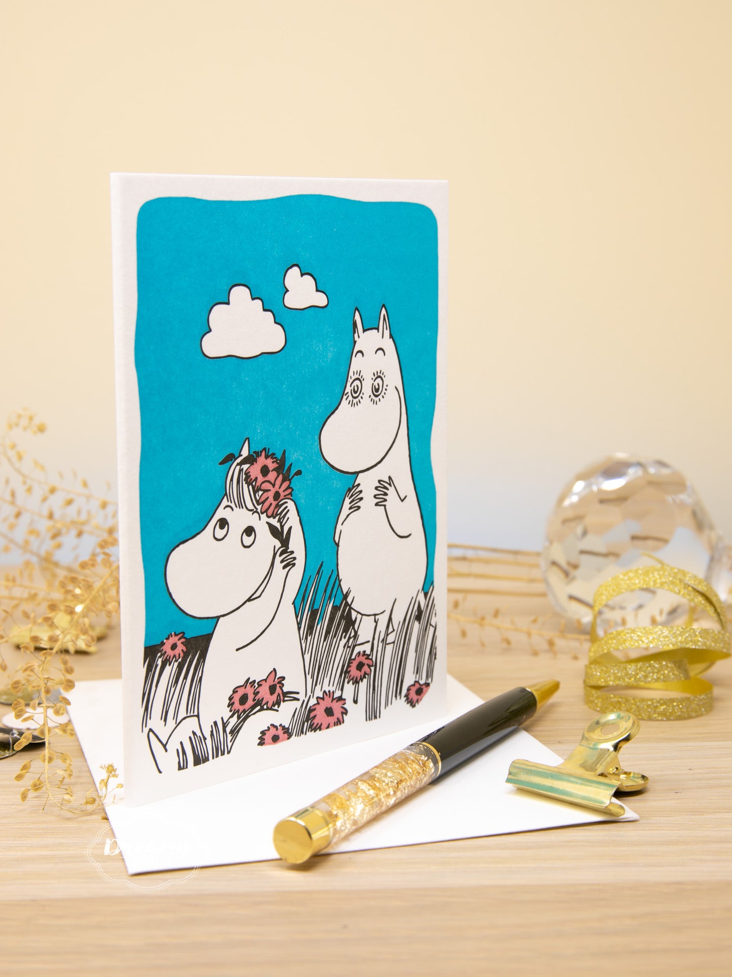 Moomin and Snorkmaiden Love Greeting Card