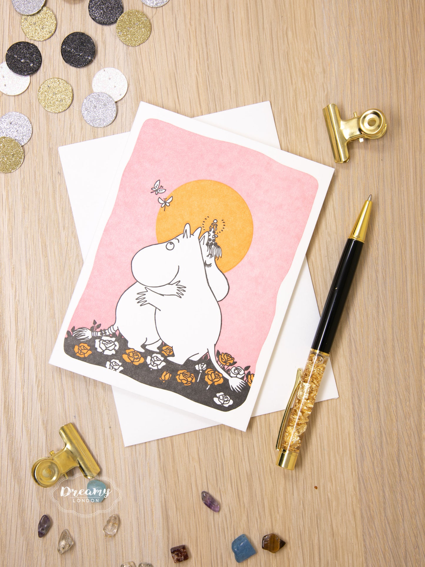 Moomin Hug Love Greeting Card