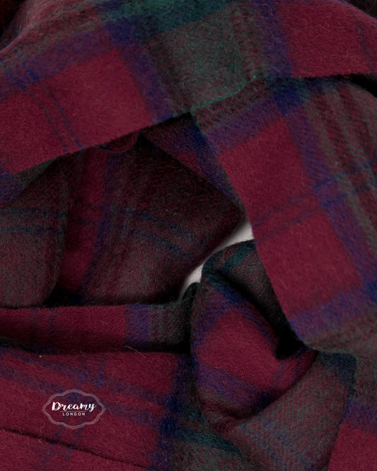 Tartan Wool Scarf - dreamylondon