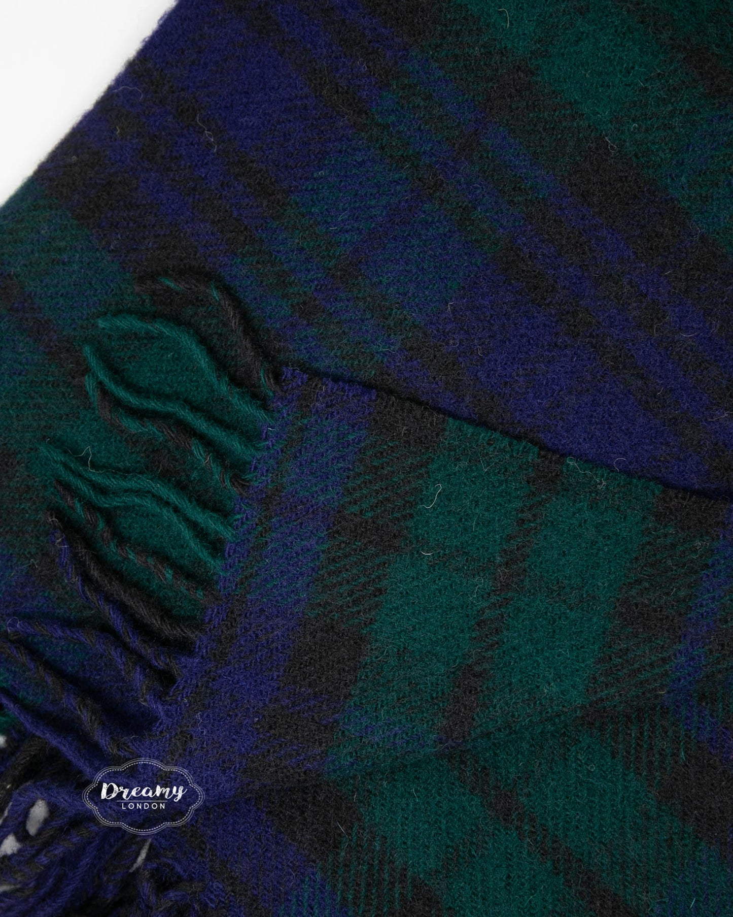 Blackwatch Tartan Wool Blanket