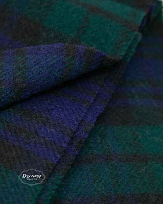 Blackwatch Tartan Wool Blanket