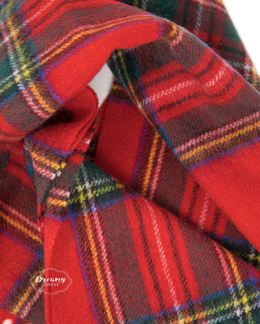 Red Wool Scarf - dreamylondon