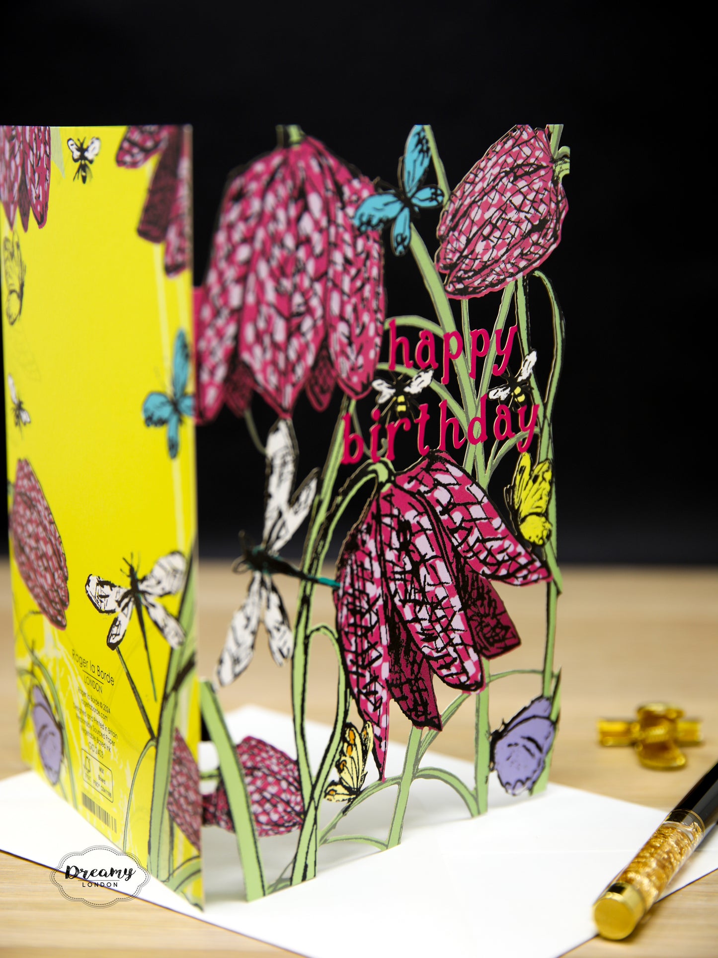 Blossoming Tulips Birthday Card