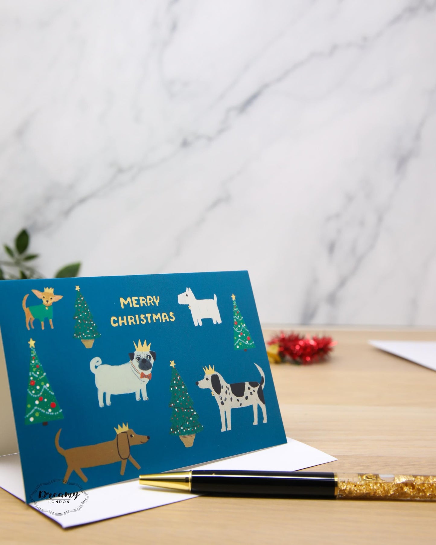 Cat Lovers and Dog Lovers Boxed Petite Christmas Cards