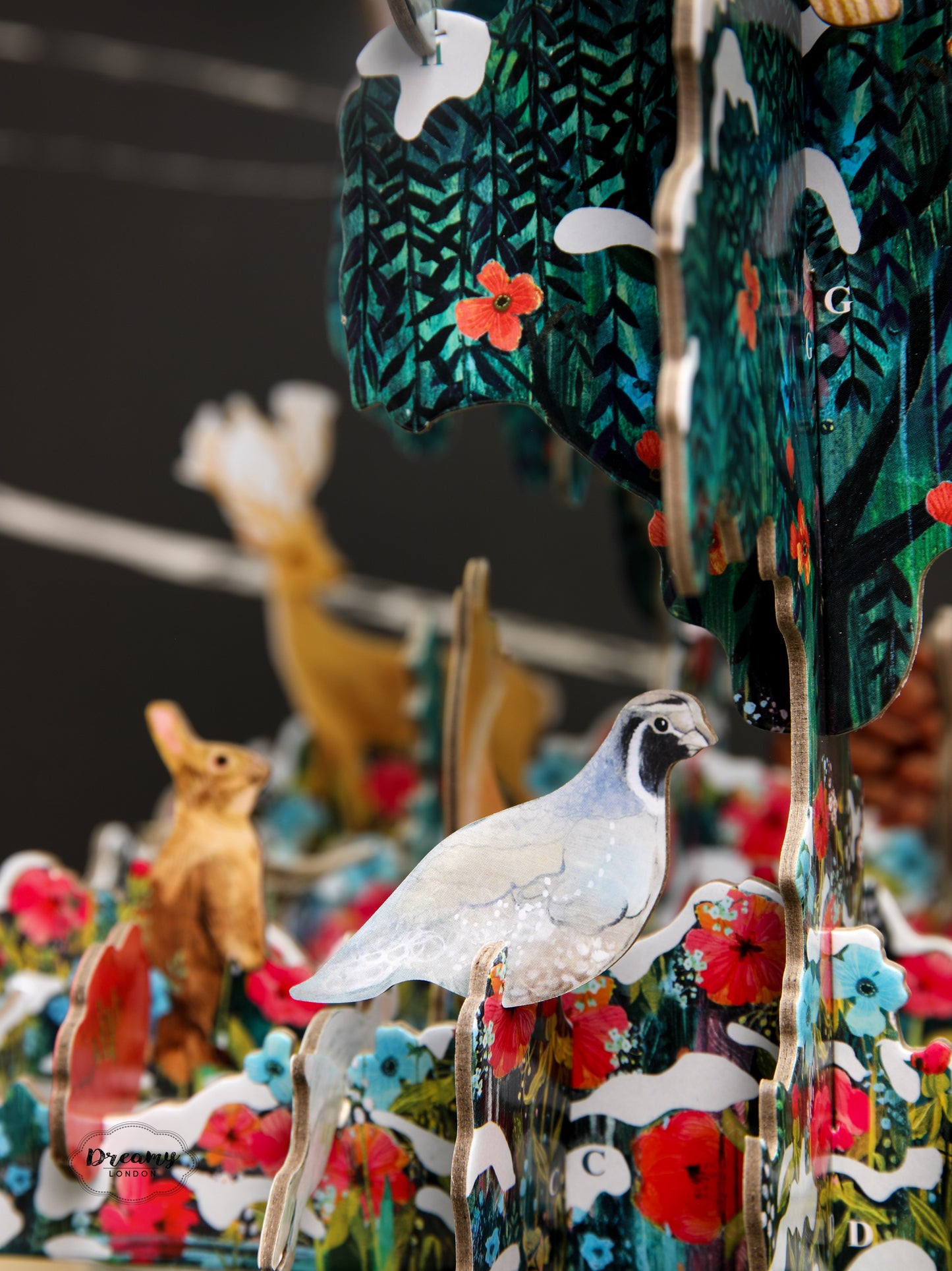 Meadow and Wild Animals Pop & Slot 3D Advent Calendar