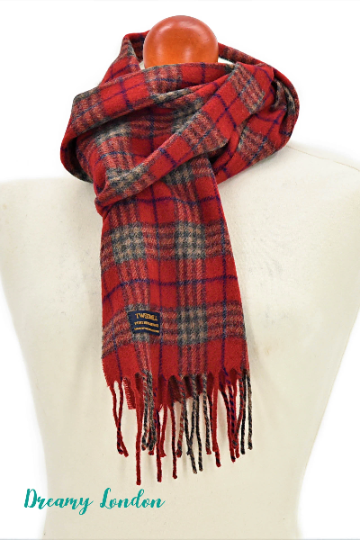 Avery Tartan Pure Wool Plaid Scarf