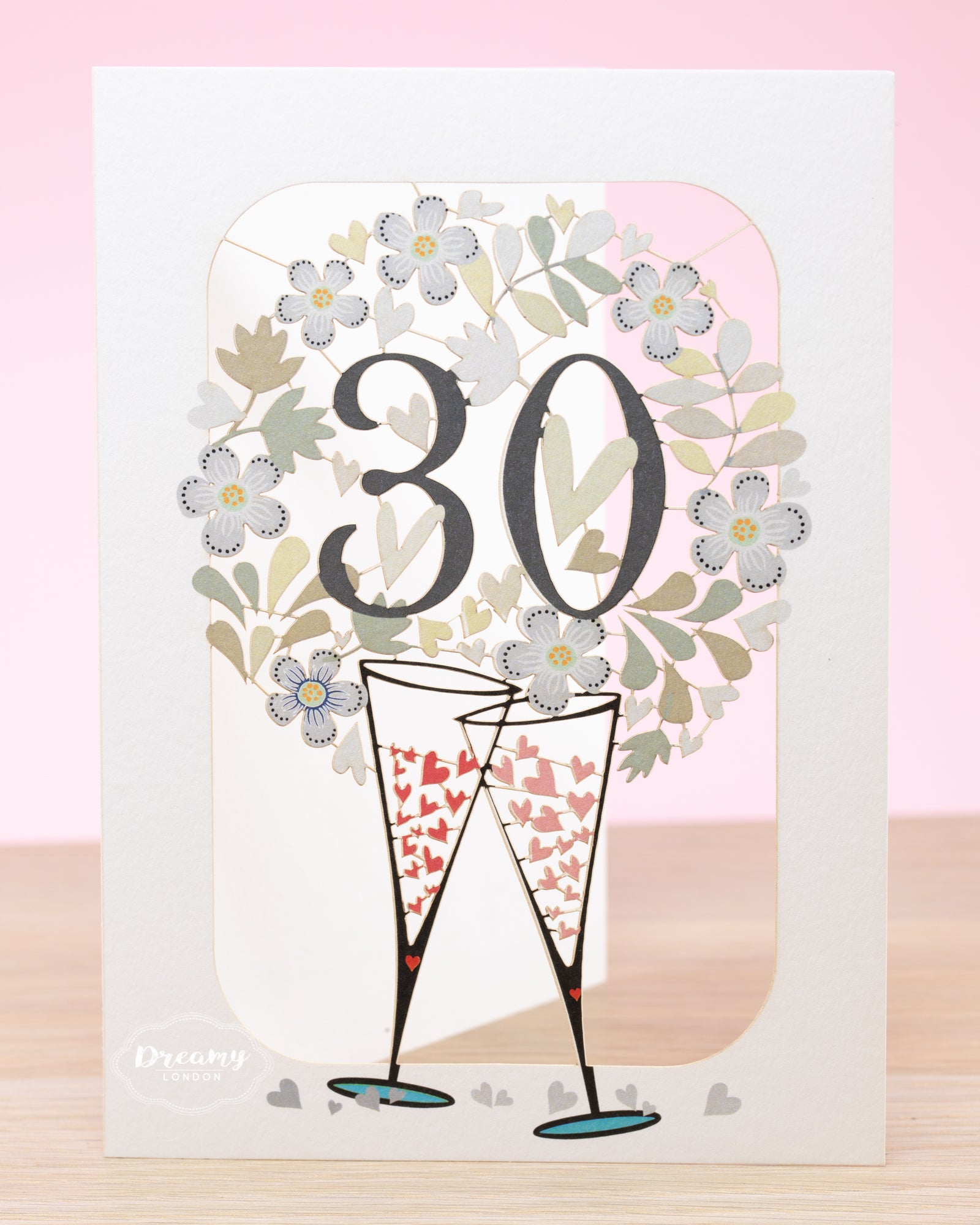 Pearl Anniversary 30th Wedding Anniversary Card - dreamylondon