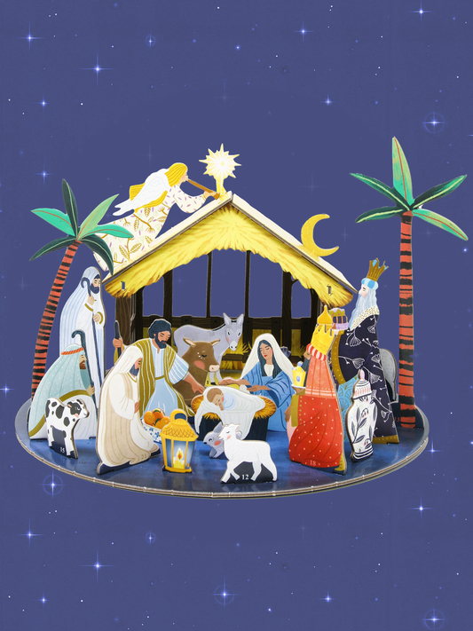 Away In A Manger Pop And Slot Advent Calendar 2023