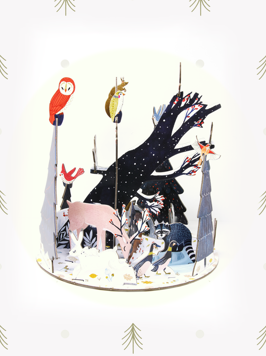 Wild Animals Hollow Tree Hideaway Pop & Slot Advent Calendar