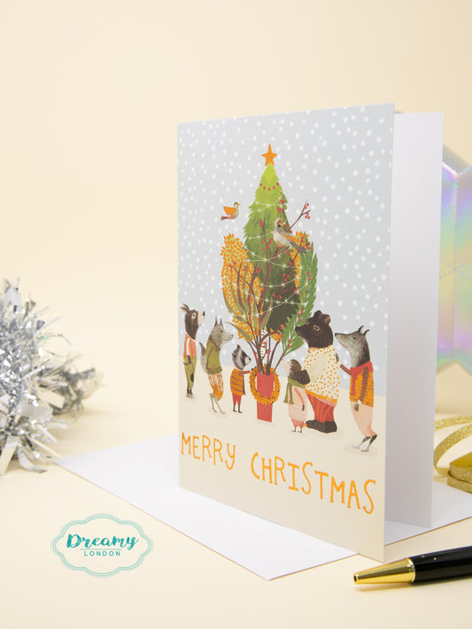 Christmas Procession Standard Card