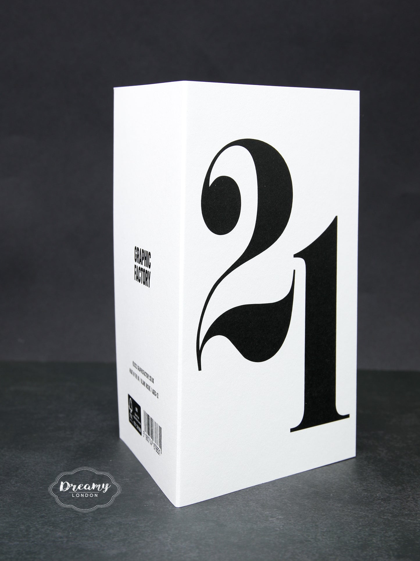 Bold 21st Birthday Card