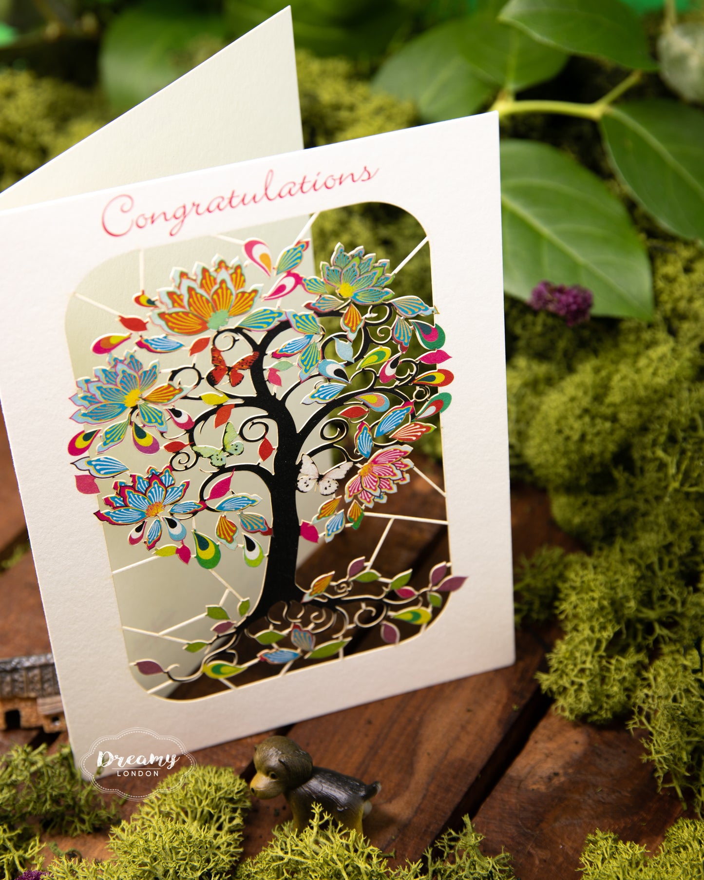 Tree of Life  Congratulations Card,  Congratulatory Card for Expecting Parents - dreamylondon