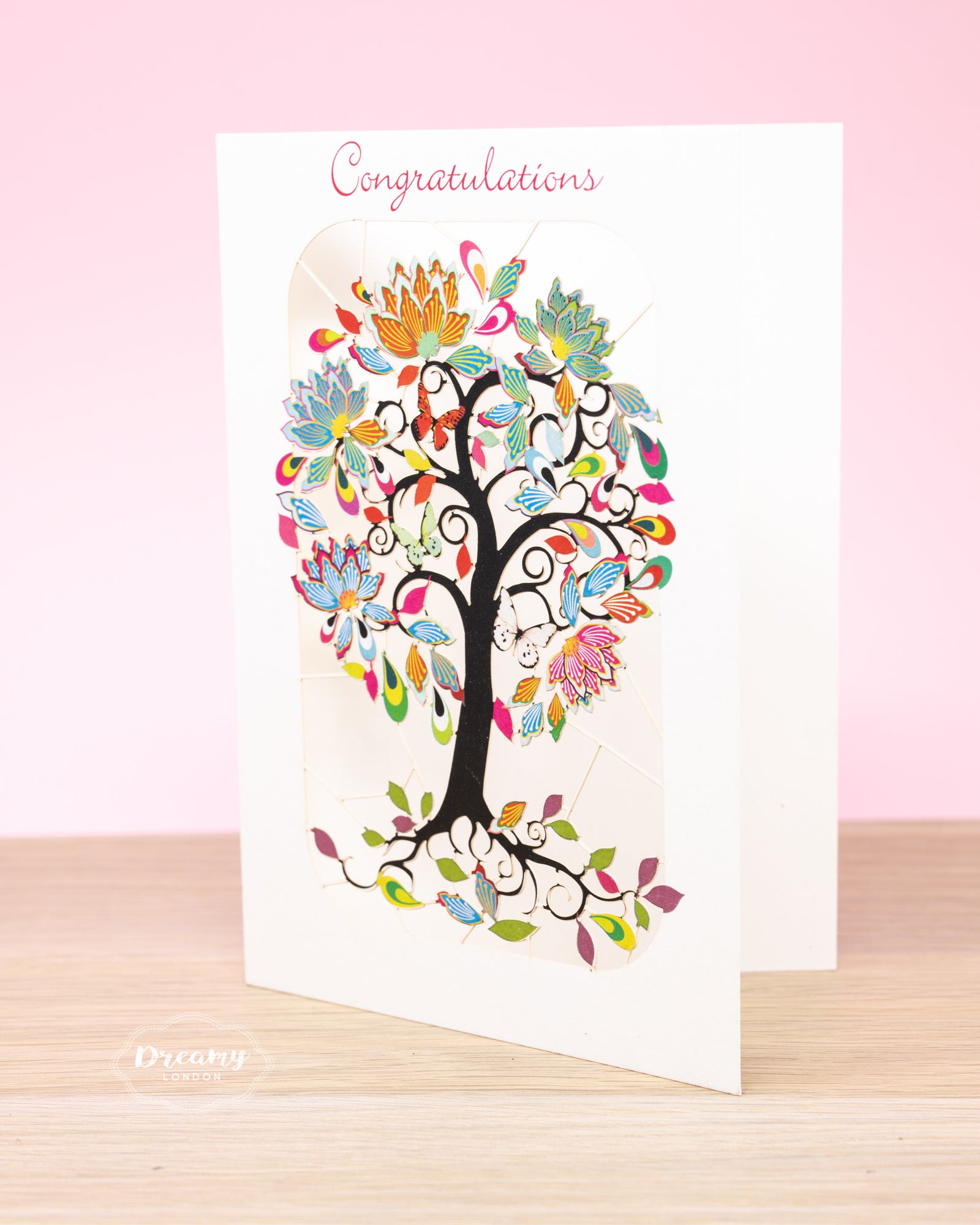 Tree of Life  Congratulations Card,  Congratulatory Card for Expecting Parents - dreamylondon