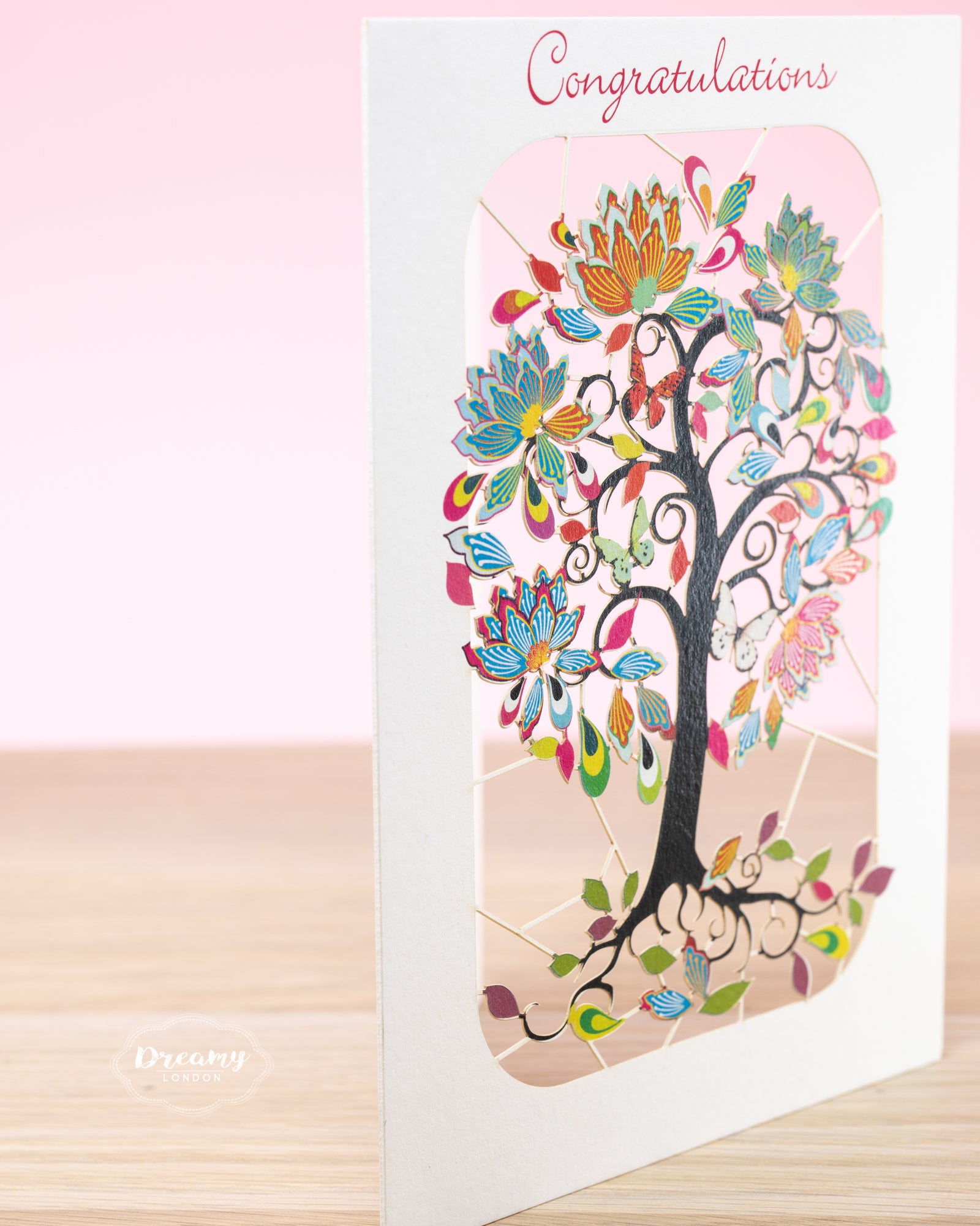 Tree of Life  Congratulations Card,  Congratulatory Card for Expecting Parents - dreamylondon