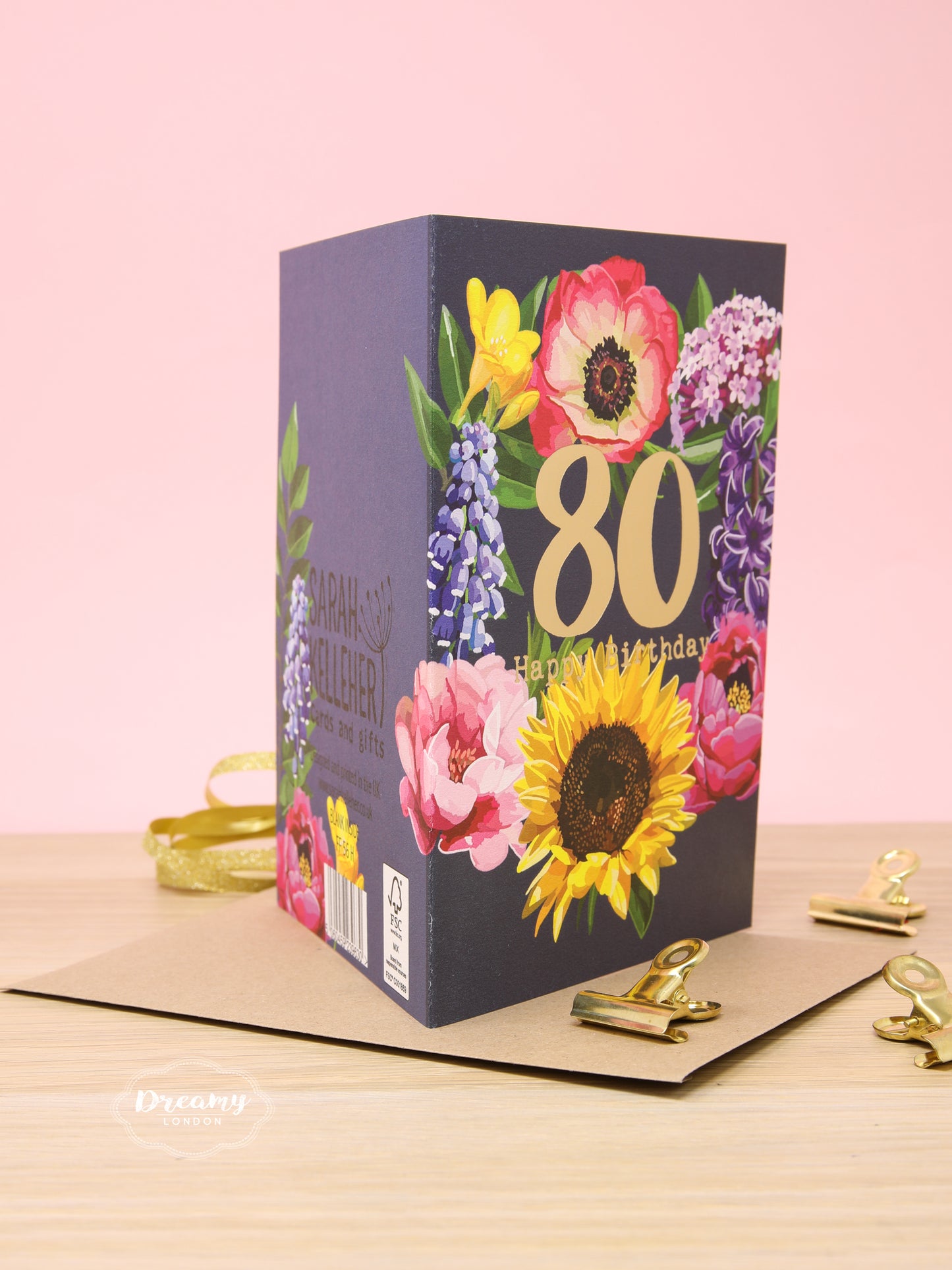 Blossom 80th Birthday Card