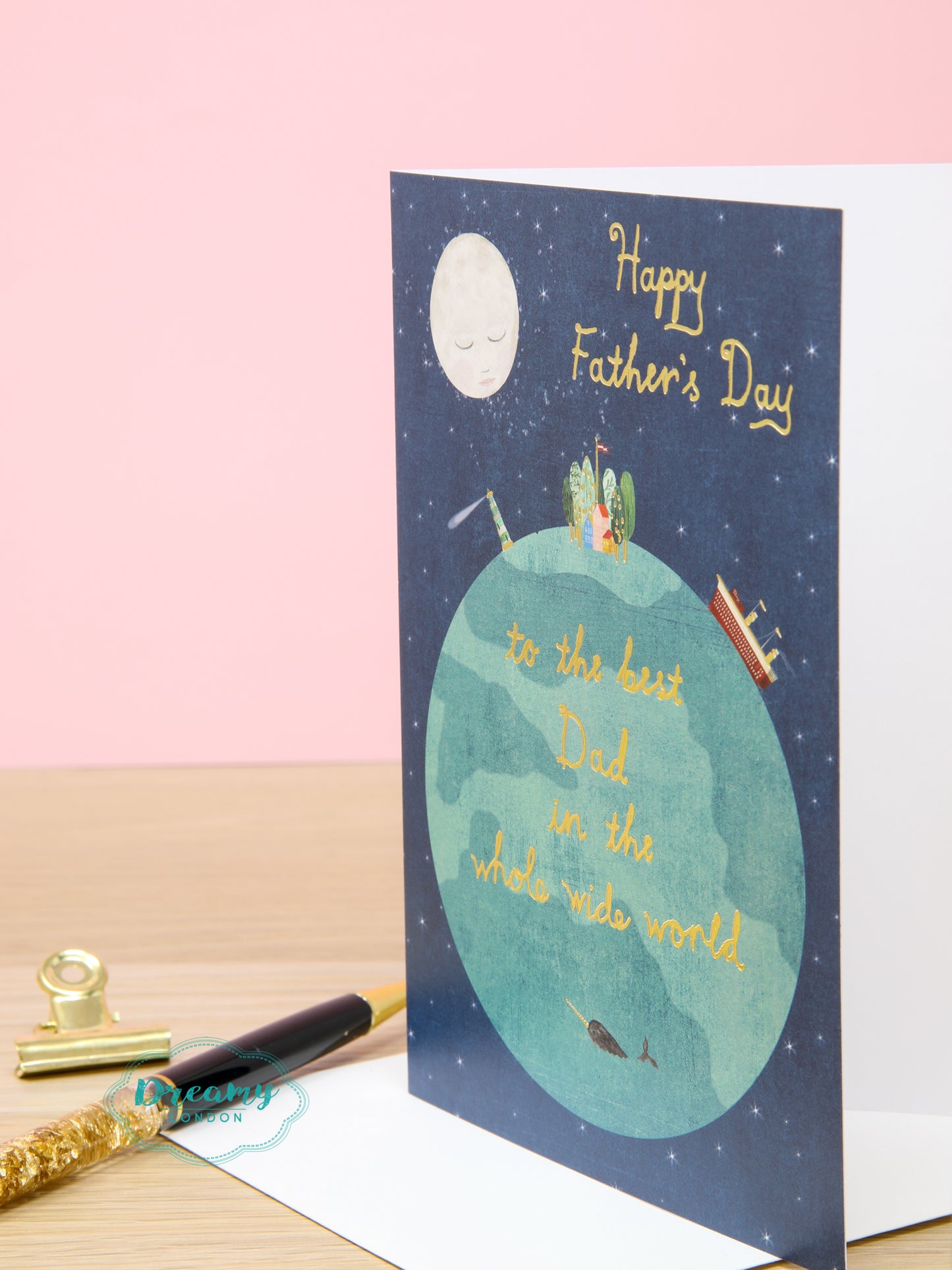 Best Dad in the World Father's Day Greeting Card