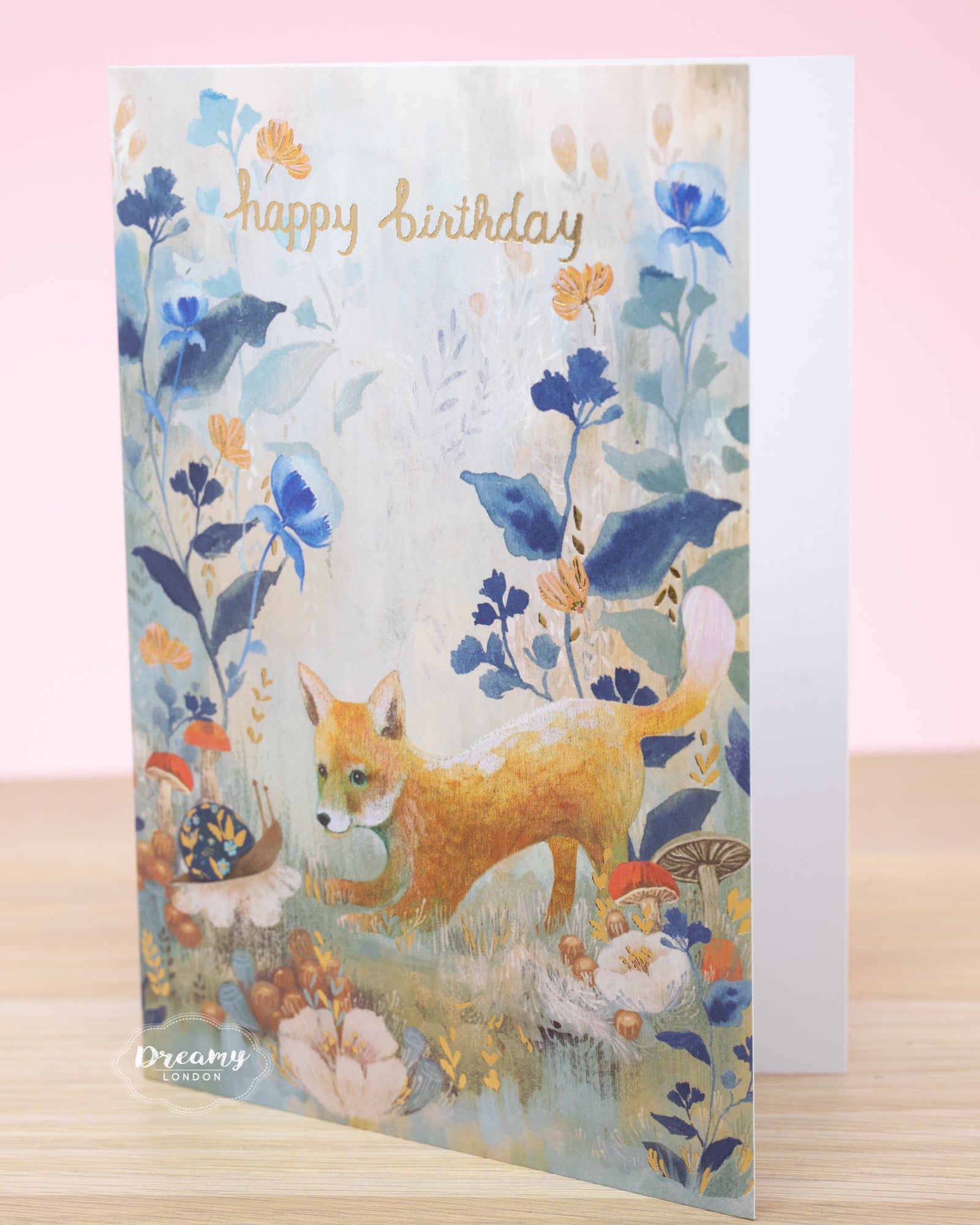 Dreamy Fox Birthday Card - dreamylondon