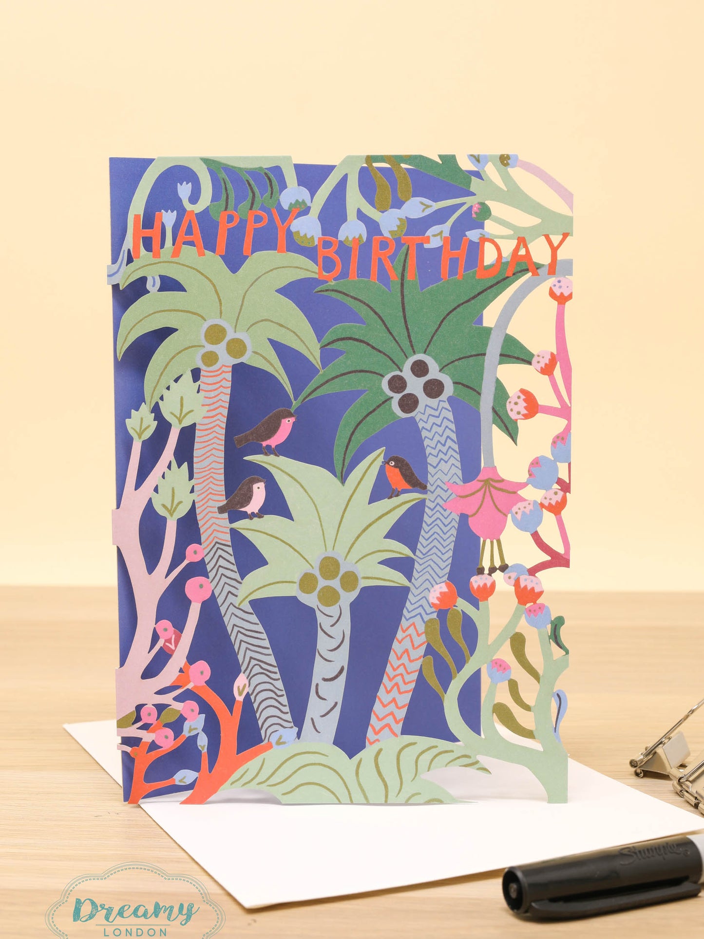 Palm Tree Birthday Card
