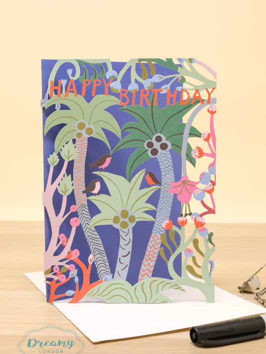Palm Tree Birthday Card