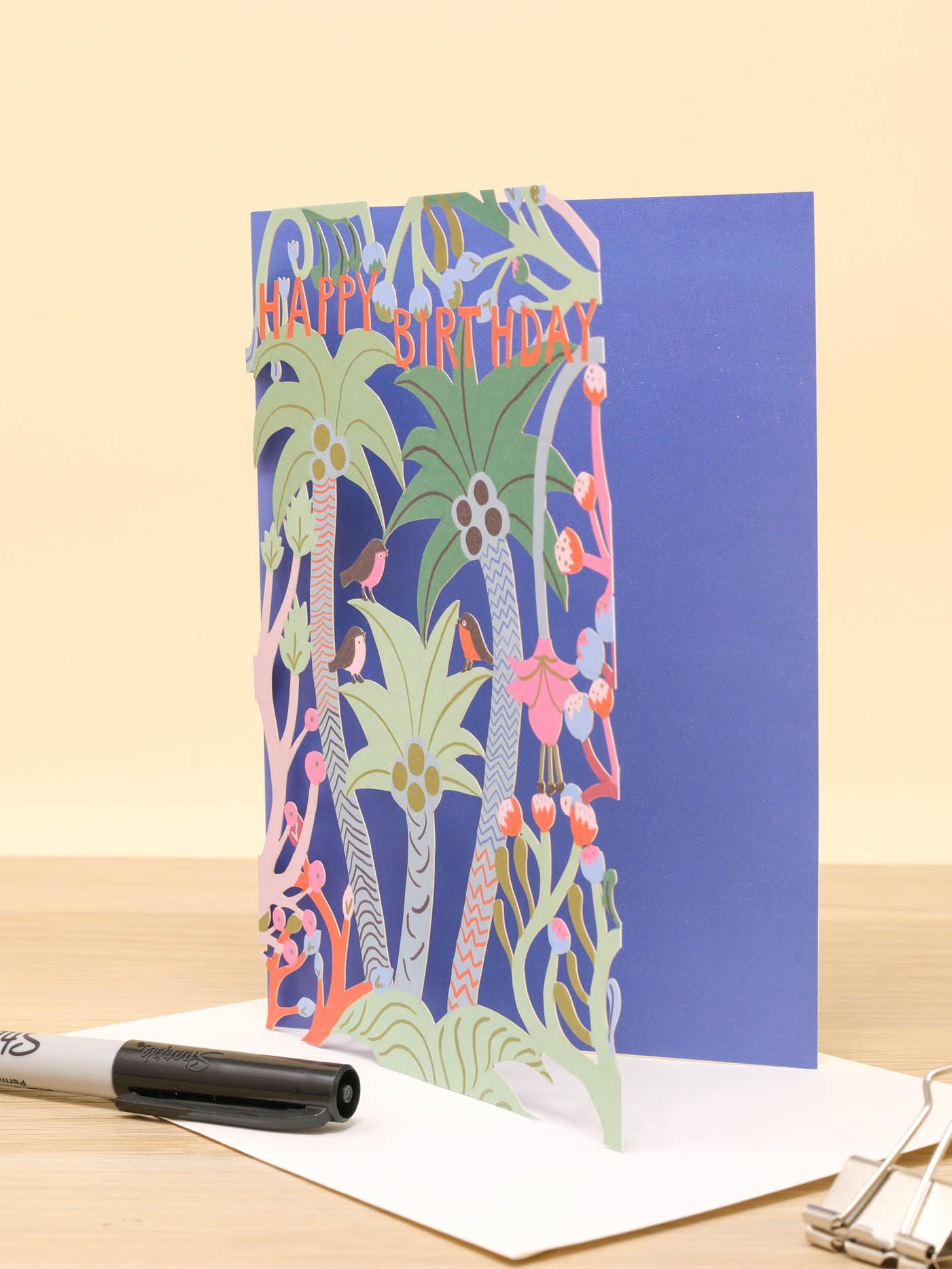 Palm Tree Birthday Card