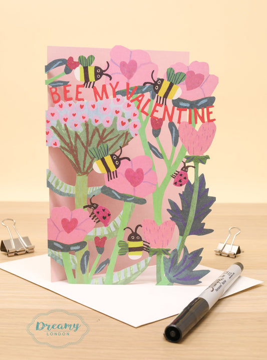 Bee Valentines Card