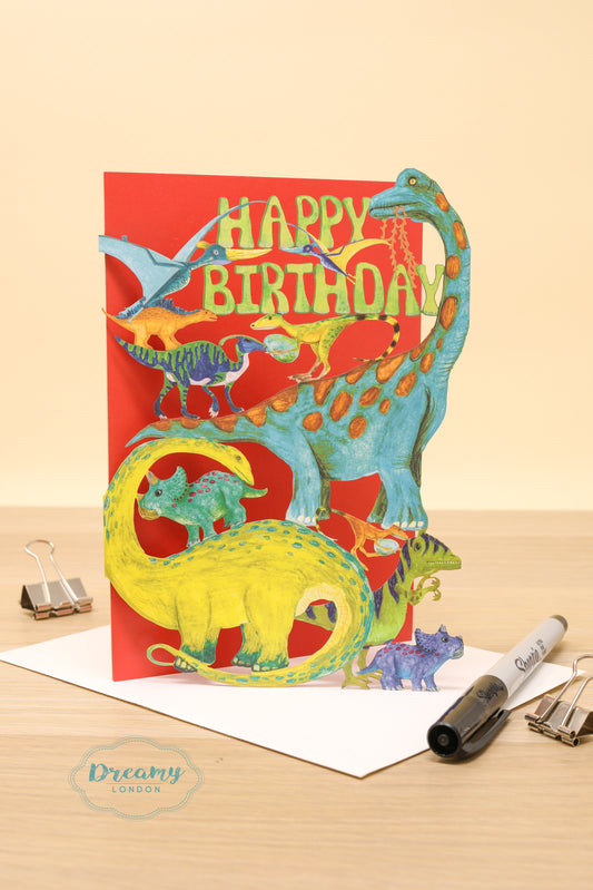 Dinosaur Birthday Card