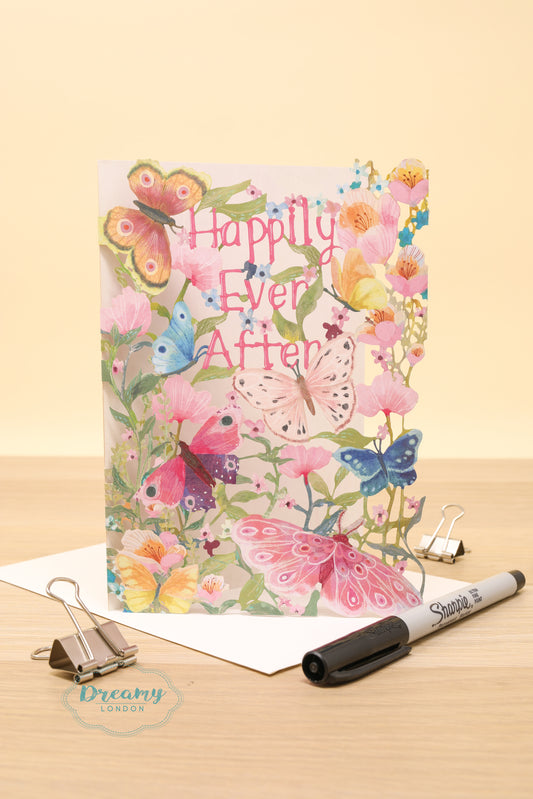 Happily Ever After Wedding Card