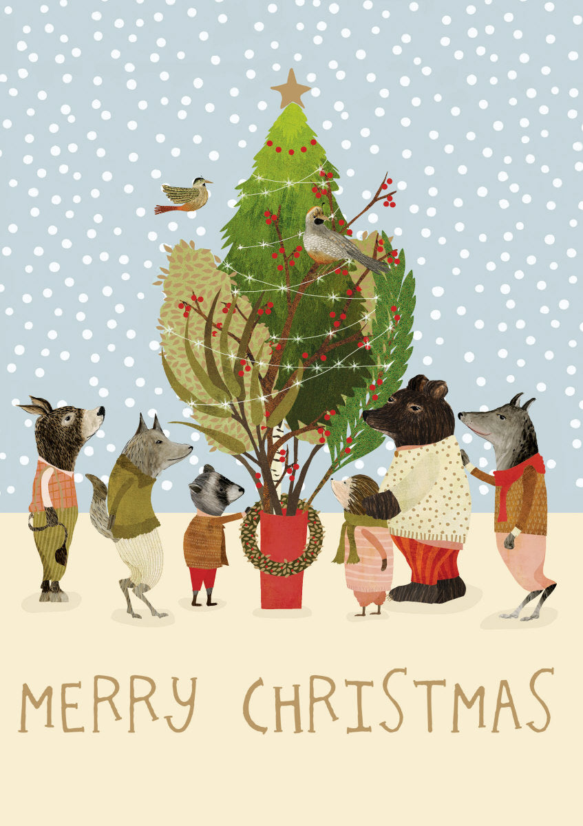 Christmas Procession Standard Card