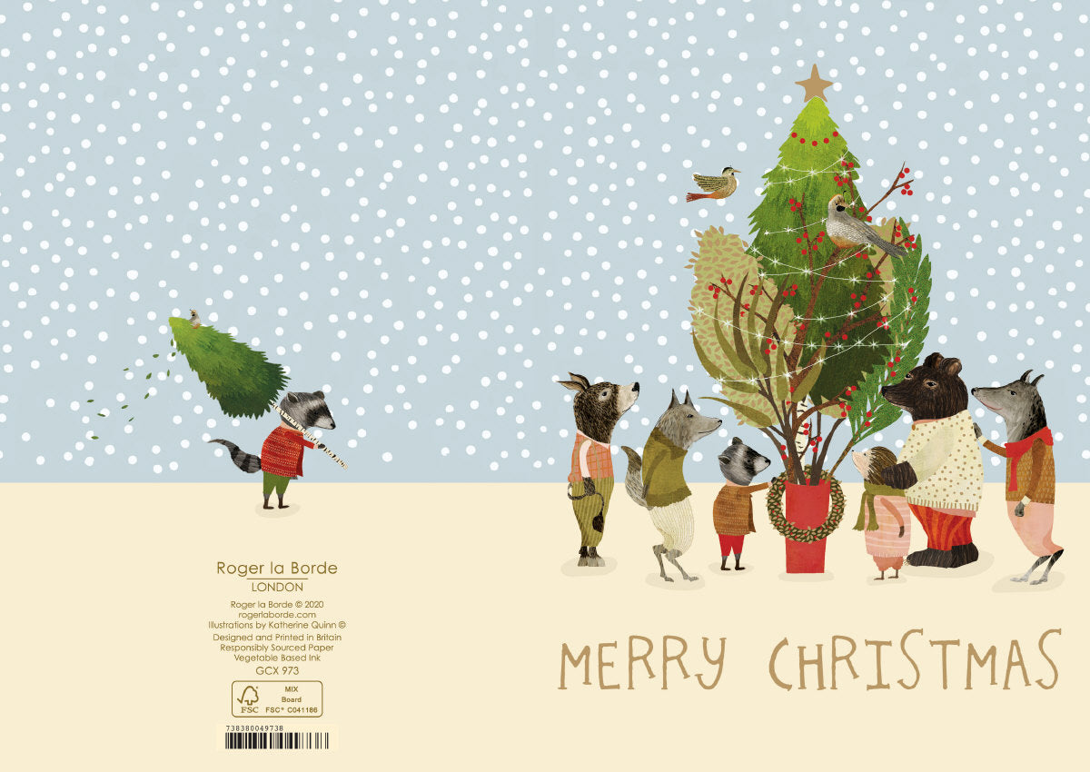 Christmas Procession Standard Card