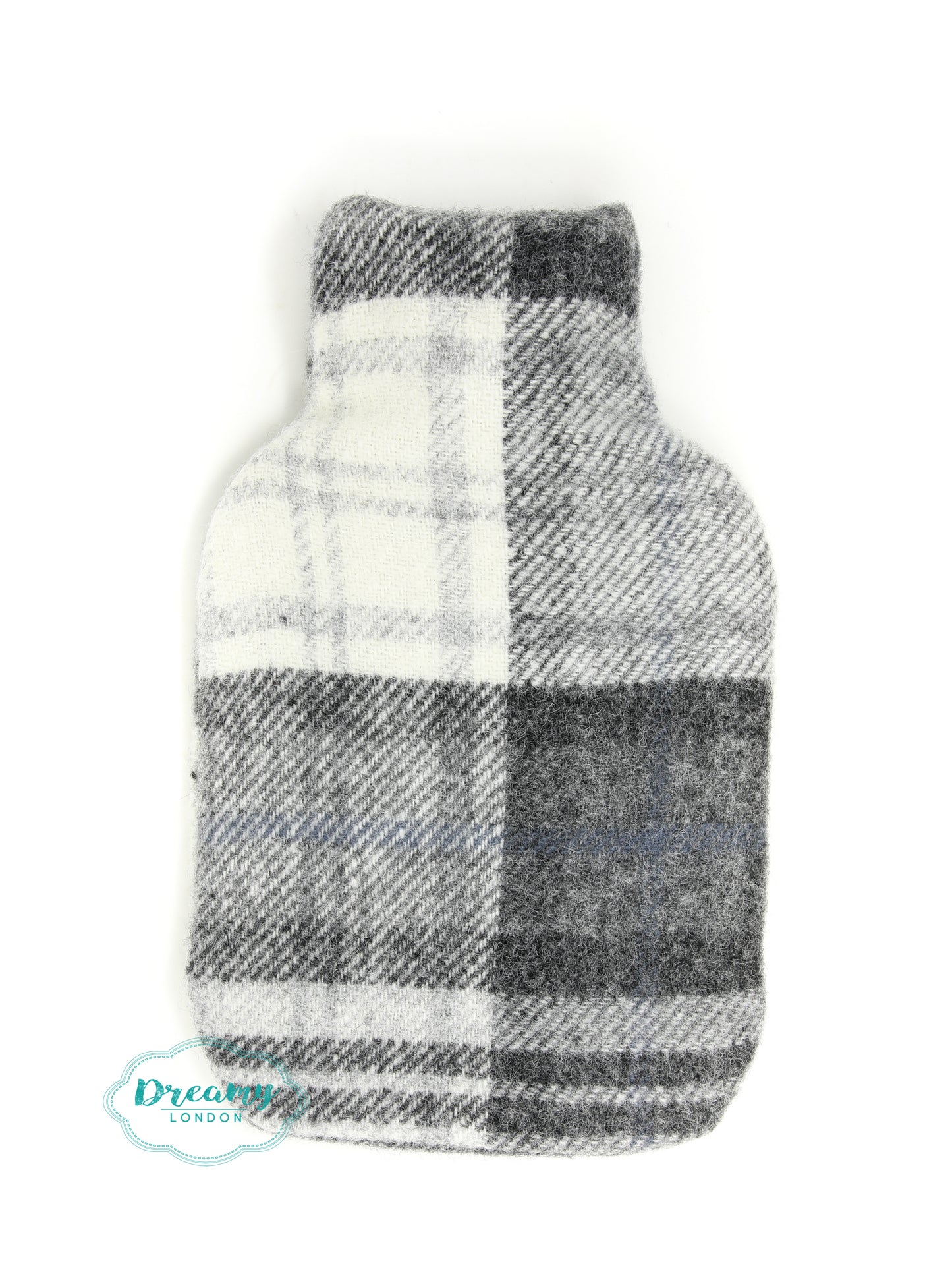 Tyler Hot Water Bottle with Grey Wool Cover