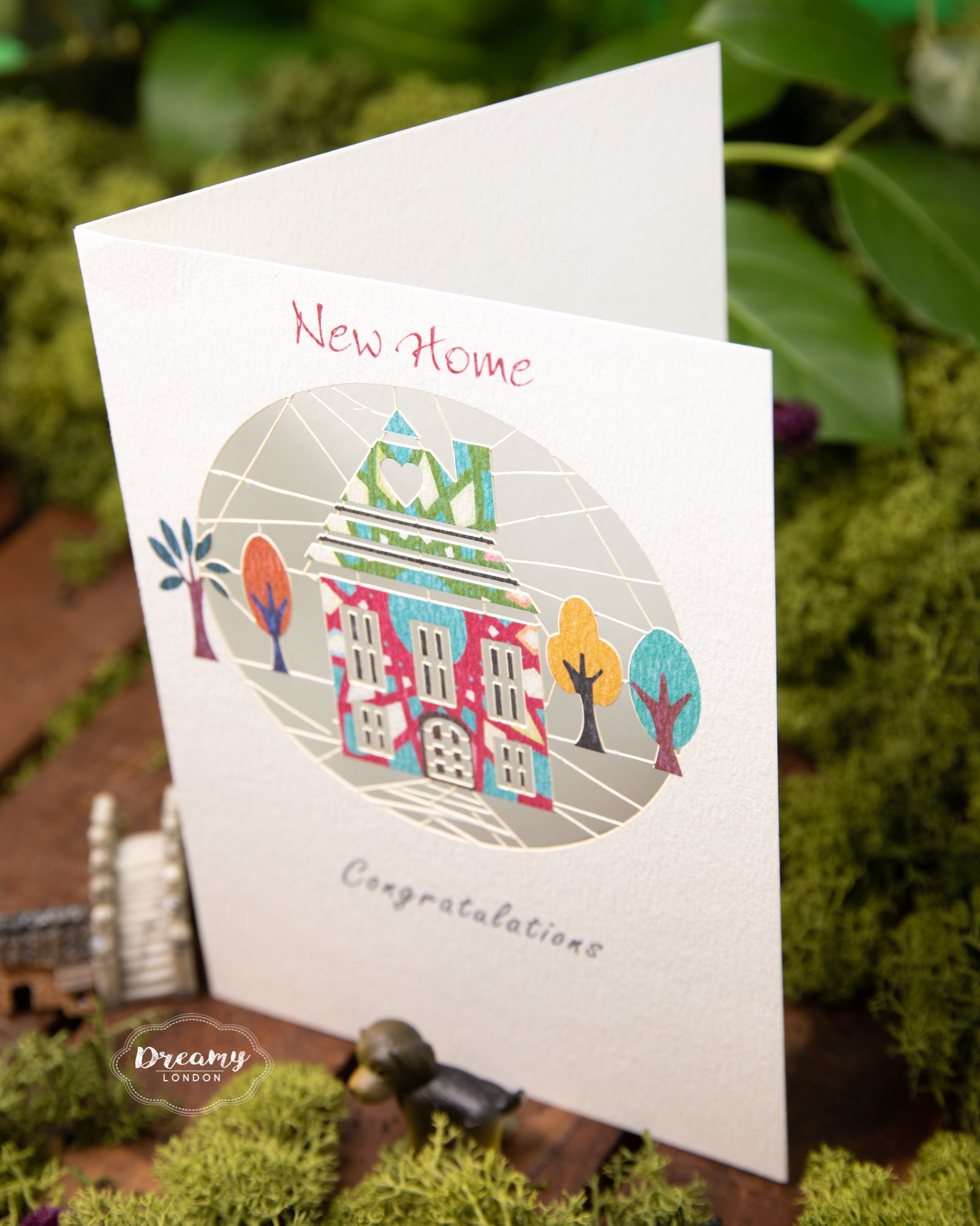 Congratulatory New Home Card, new home greeting card - dreamylondon