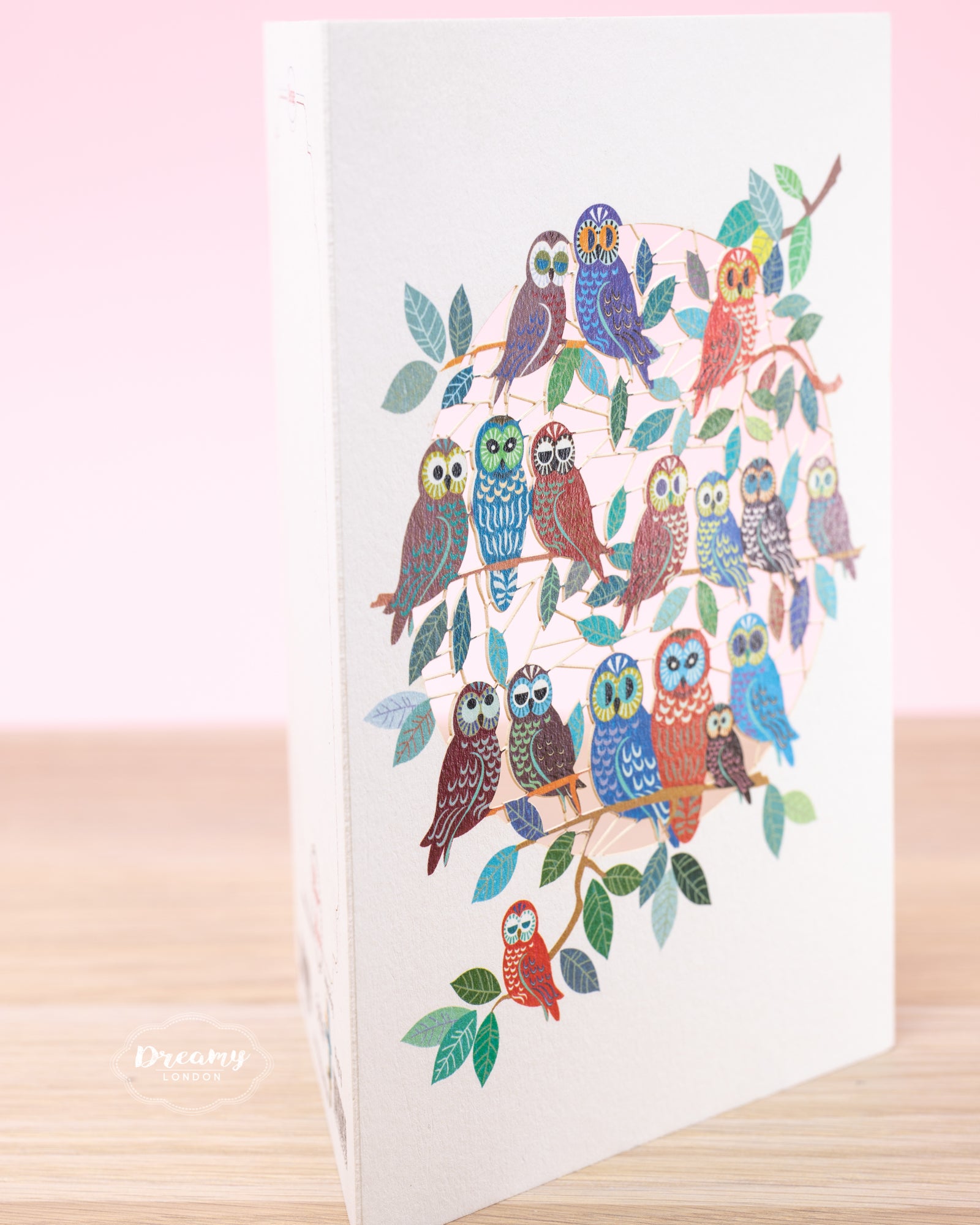 Owls Greeting Card - dreamylondon
