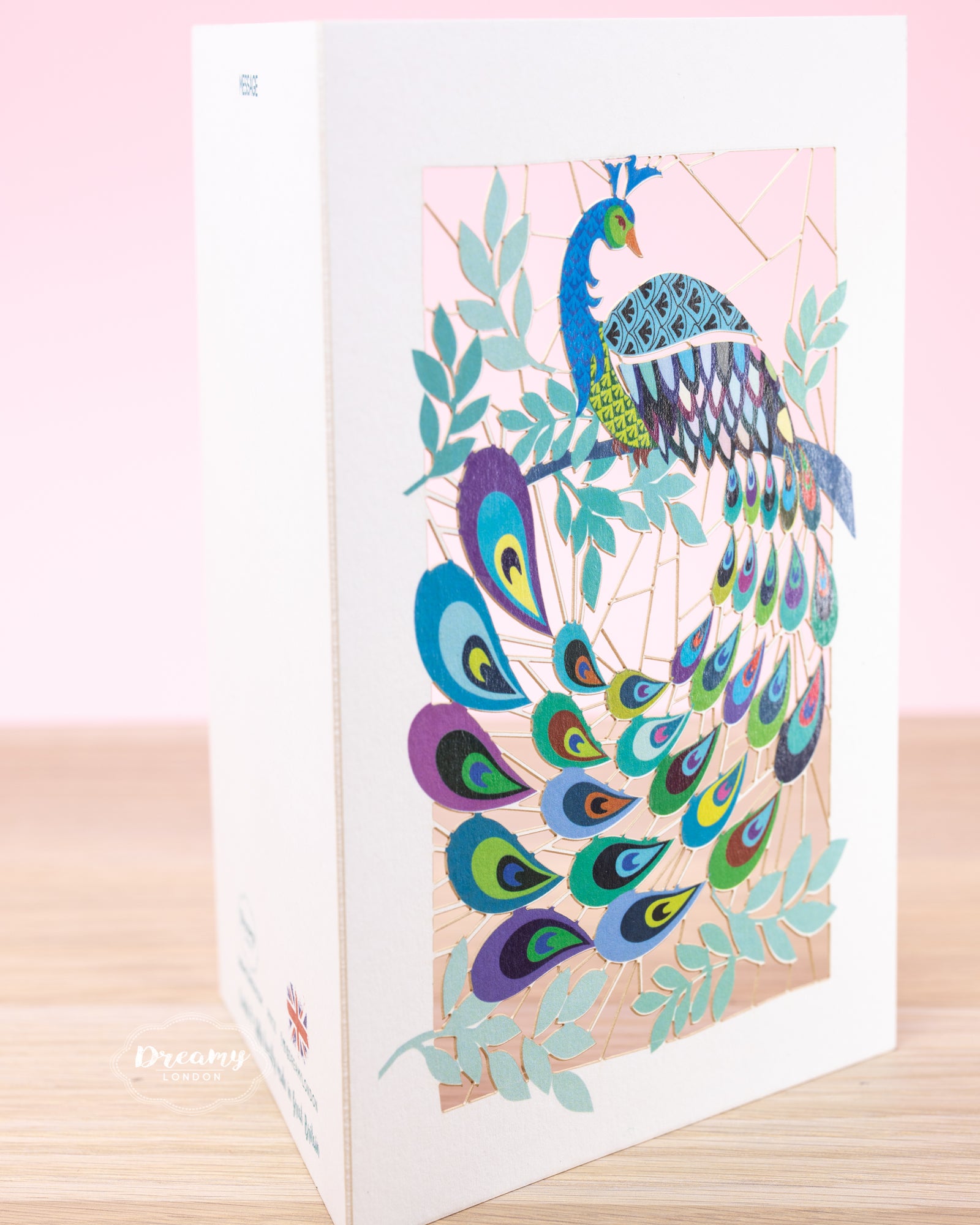 Peacock Greeting Card - dreamylondon