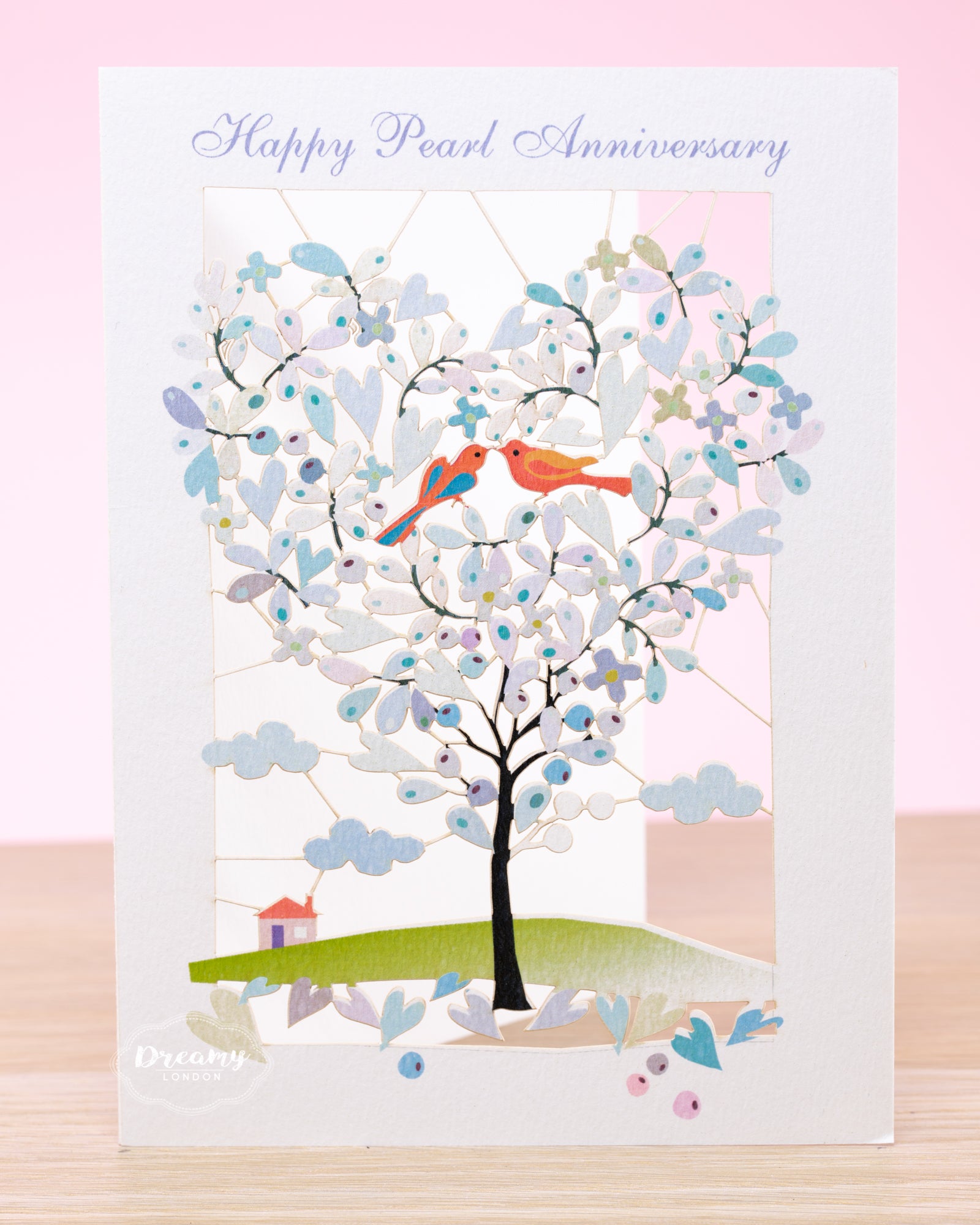 Happy Pearl Anniversary Card - dreamylondon