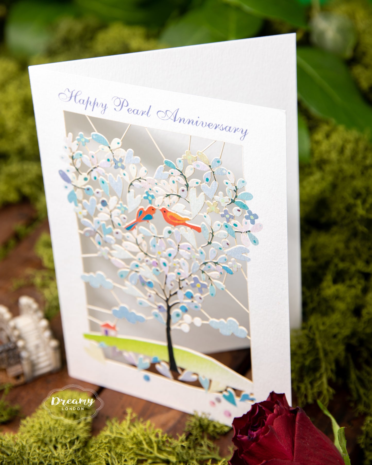 Happy Pearl Anniversary Card - dreamylondon