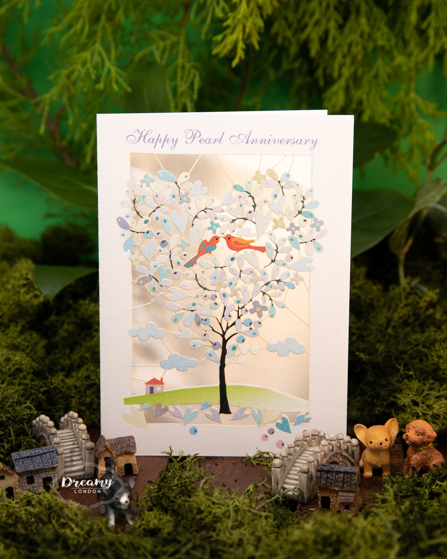 Happy Pearl Anniversary Card - dreamylondon