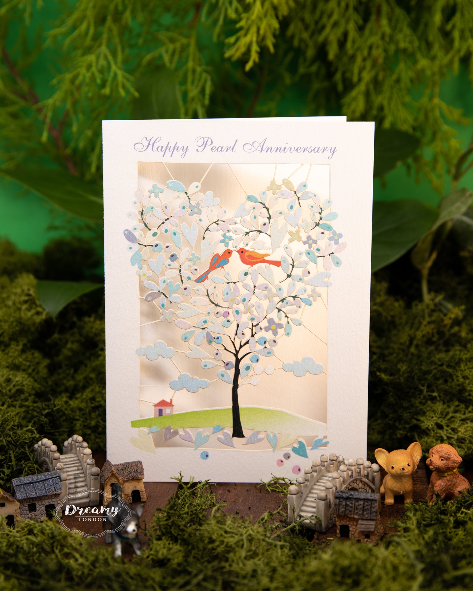 Happy Pearl Anniversary Card - dreamylondon