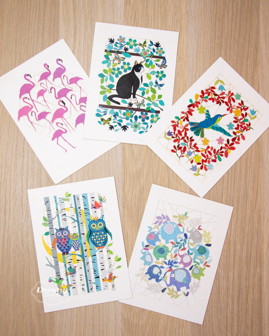 Mix and Match 5 Greeting Cards - dreamylondon