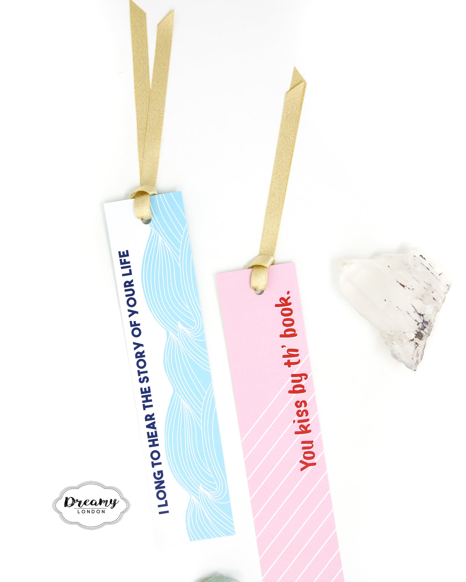 Set of 2 Shakespeare's Quotes Bookmarks - dreamylondon