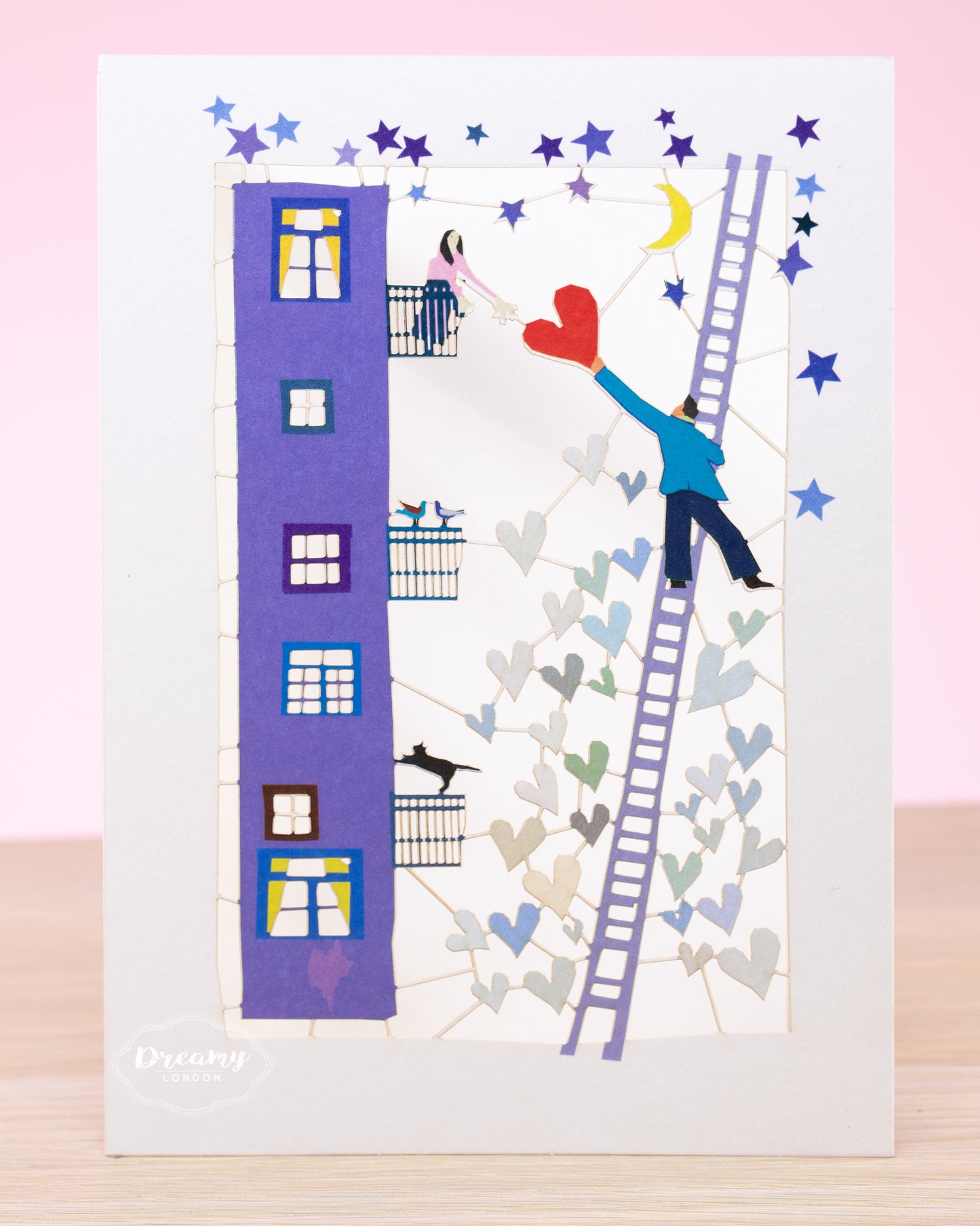 Love's in the Air Greeting Card - dreamylondon