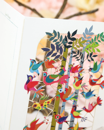 Flying Birds Greeting Card