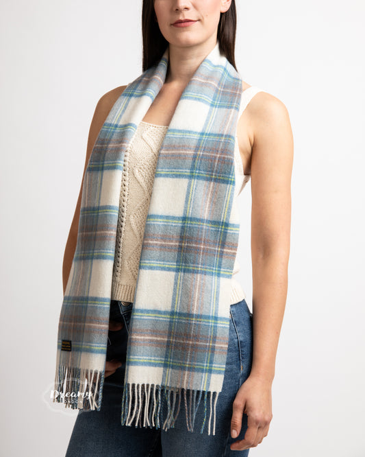 Blue Wool Scarf - dreamylondon