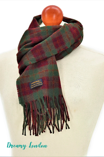 Alexis Pure Wool Scottish Tartan Scarf